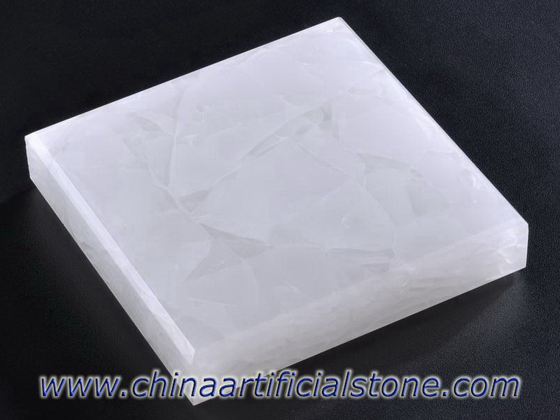 Pearl White Glaskeramik Jade Glass Stone JGW-205