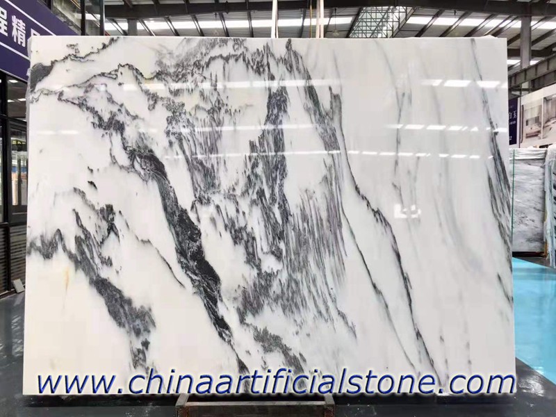 China White with Black Veins Marble