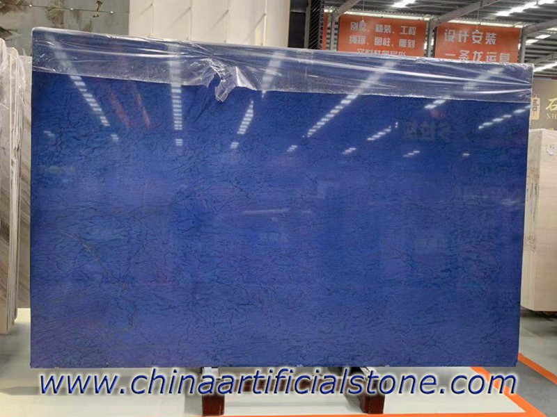 Blue Electrolytic Granite Stone Slabs for Countertops