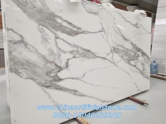 laje de mármore branco calacatta nano projetado