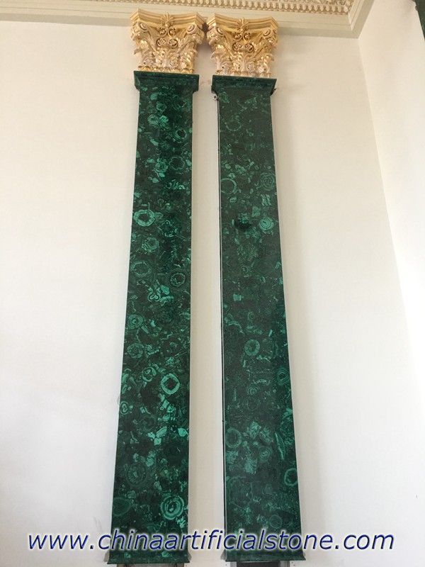 bancada de pedra semipreciosa verde malachite lajes bancadas 