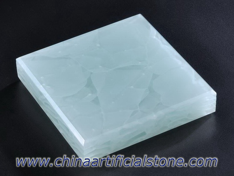 coral azul jade glass2 superfície de pedra de vidro reciclado 