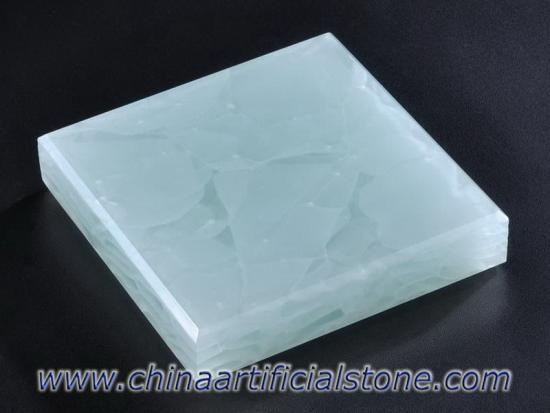 coral azul jade glass2 superfície de vidro reciclado