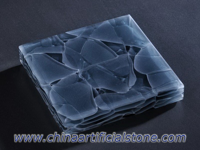pedra de vidro jade azurita backlit magna lajes de vidro 