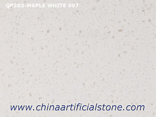 Lajes de pedra de quartzo branco maple para bancadas 
