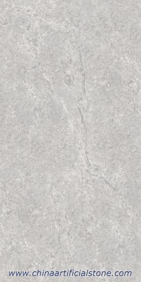 superfície compacta de lajes de pedra sinterizada cinza