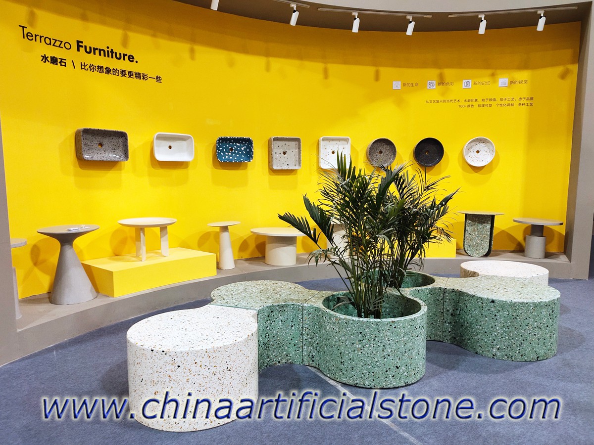 Fornecedor de Móveis Terrazzo de Cimento da China 